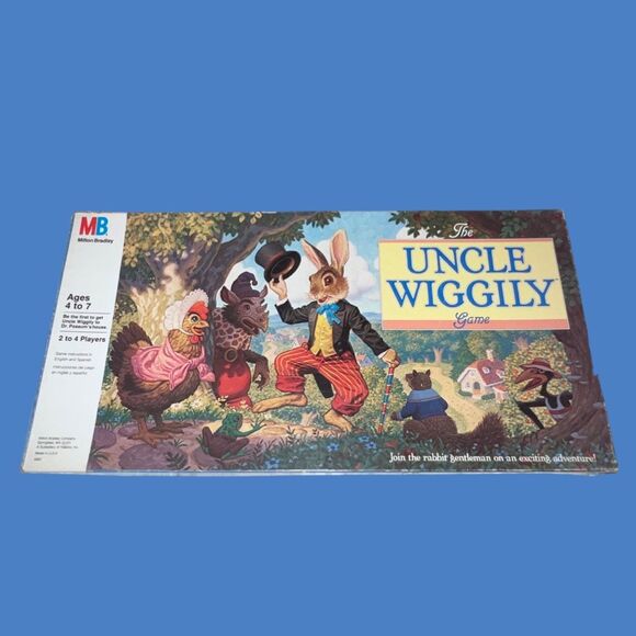 Vintage 1988 Milton Bradley Uncle Wiggily Board Game M.R. Howard Garis COMPLETE - Picture 1 of 5